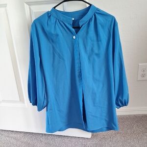 Blue Women's Top Size L